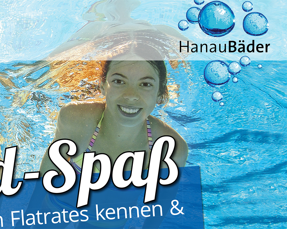 Markenentwicklung, Markenbranding für ein Schwimmbad im Rhein-Main-Gebiet