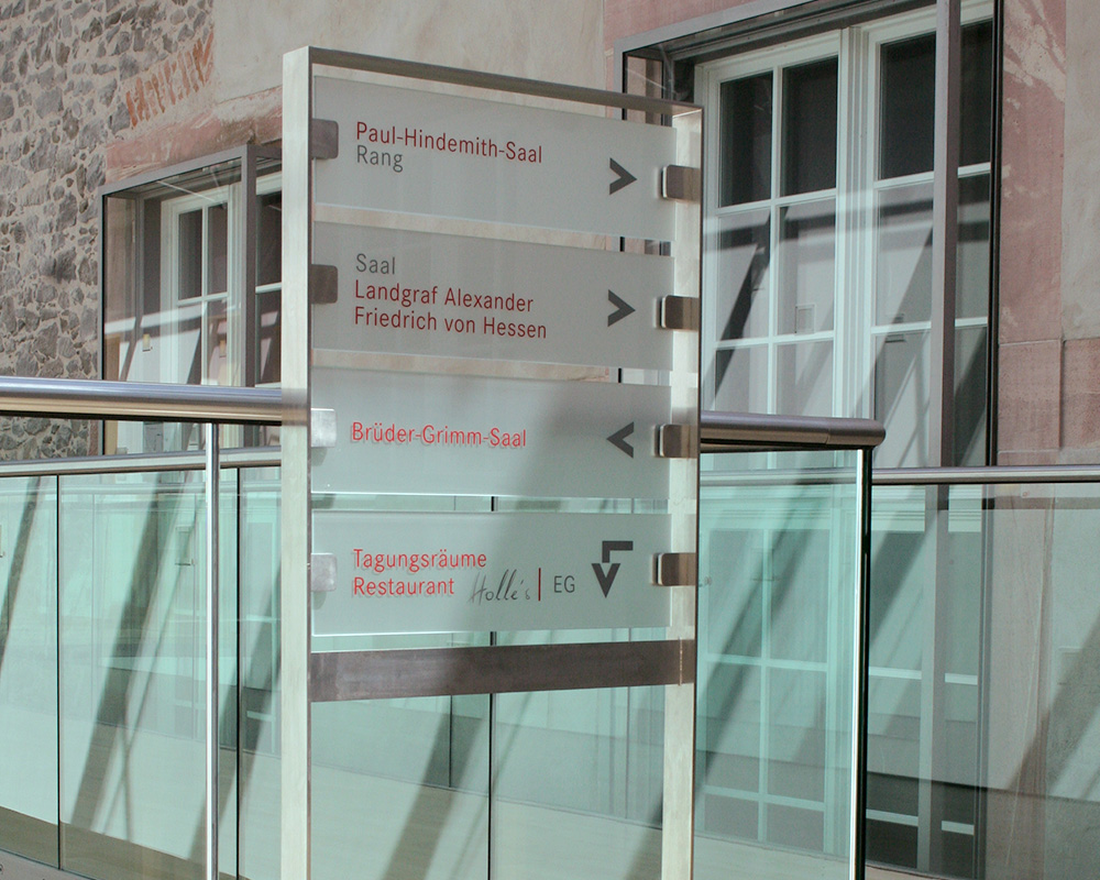 Kongresszentrum Leitsystem